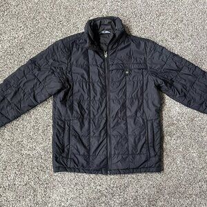 Boys Black The North Face Jacket (Size M 10/12)